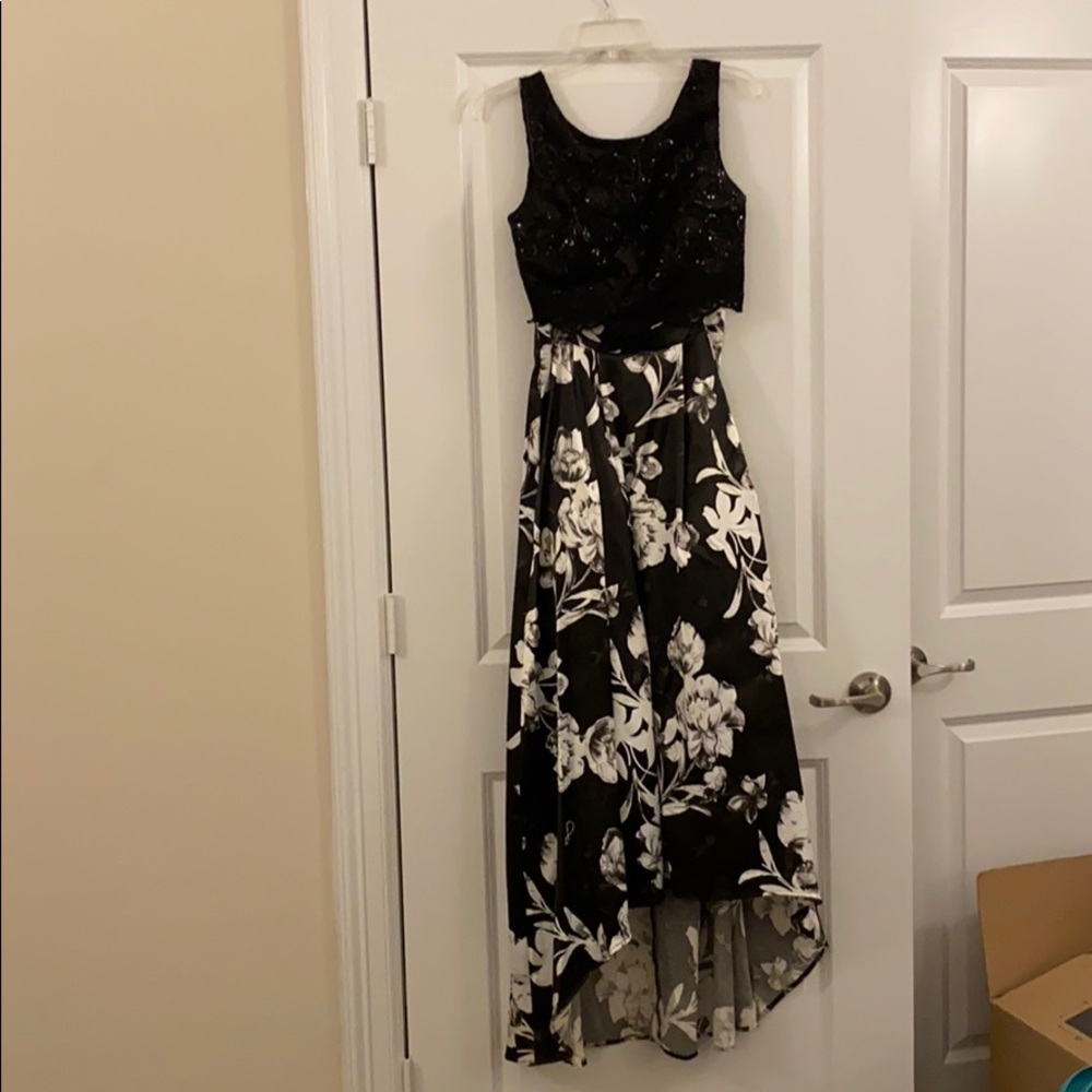 Two-piece Formal Dress (does not show tummy)